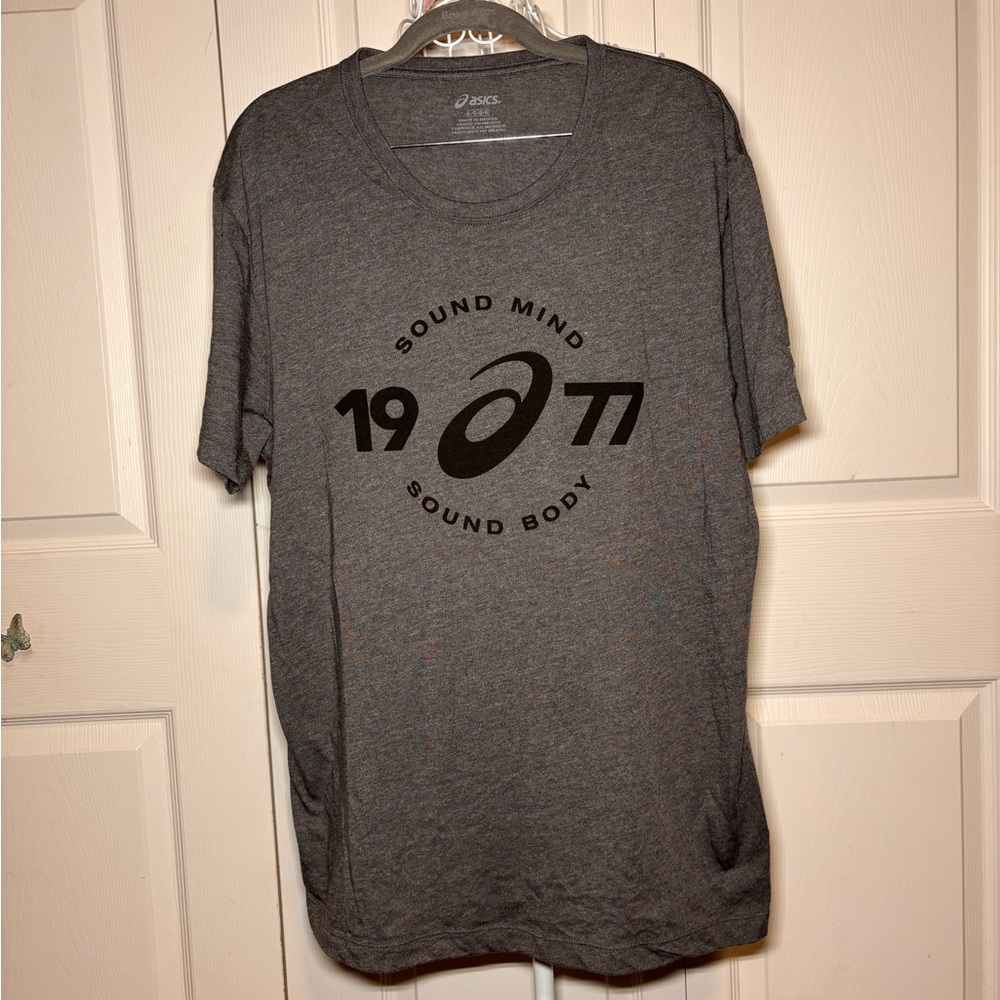 ASICS Charcoal Graphic Tee